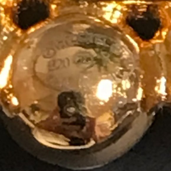 SOLD     CHANEL Metal Crystal Pearl CC Crystal Brooch Gold - Picture 5 of 8